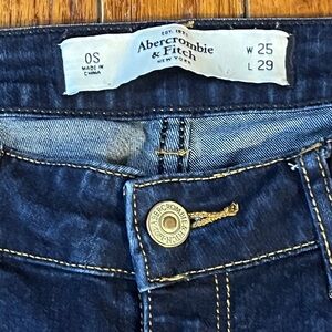 Abercrombie & Fitch Women's high rise skinny Blue Jeans 0 0s 25x29